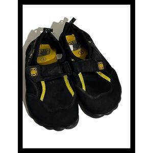 Body Glove Barefoot Aqua/Water Shoe Black/Yellow Childrens Kid Youth Size 3